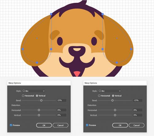 آموزش طراحی لوگوی سگ در ایلوستریتور